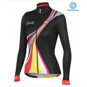 Cykeltrøje 2016 Castelli Viva Dame Viter Thermal Fleece N001